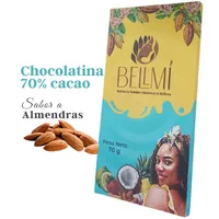 Chocolatina con Almendras 70% Cacao